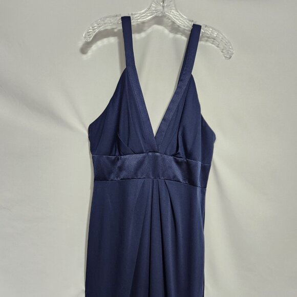 white by Vera Wang Navy Blue Formal Dress - Size 12 - Picture 3 of 13